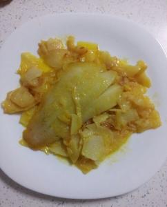 Lenguado a la naranja